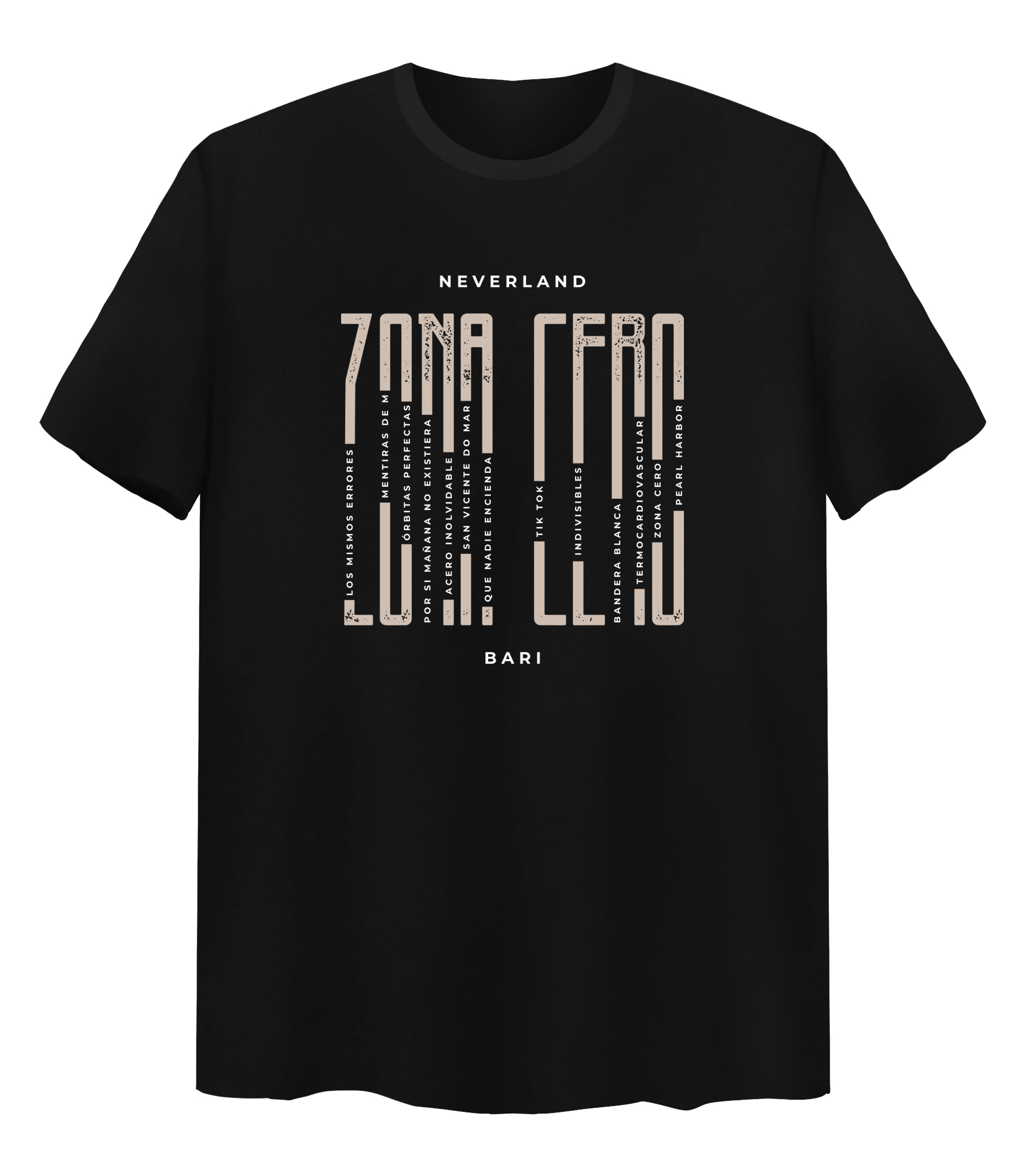 Camiseta "Zona Cero"