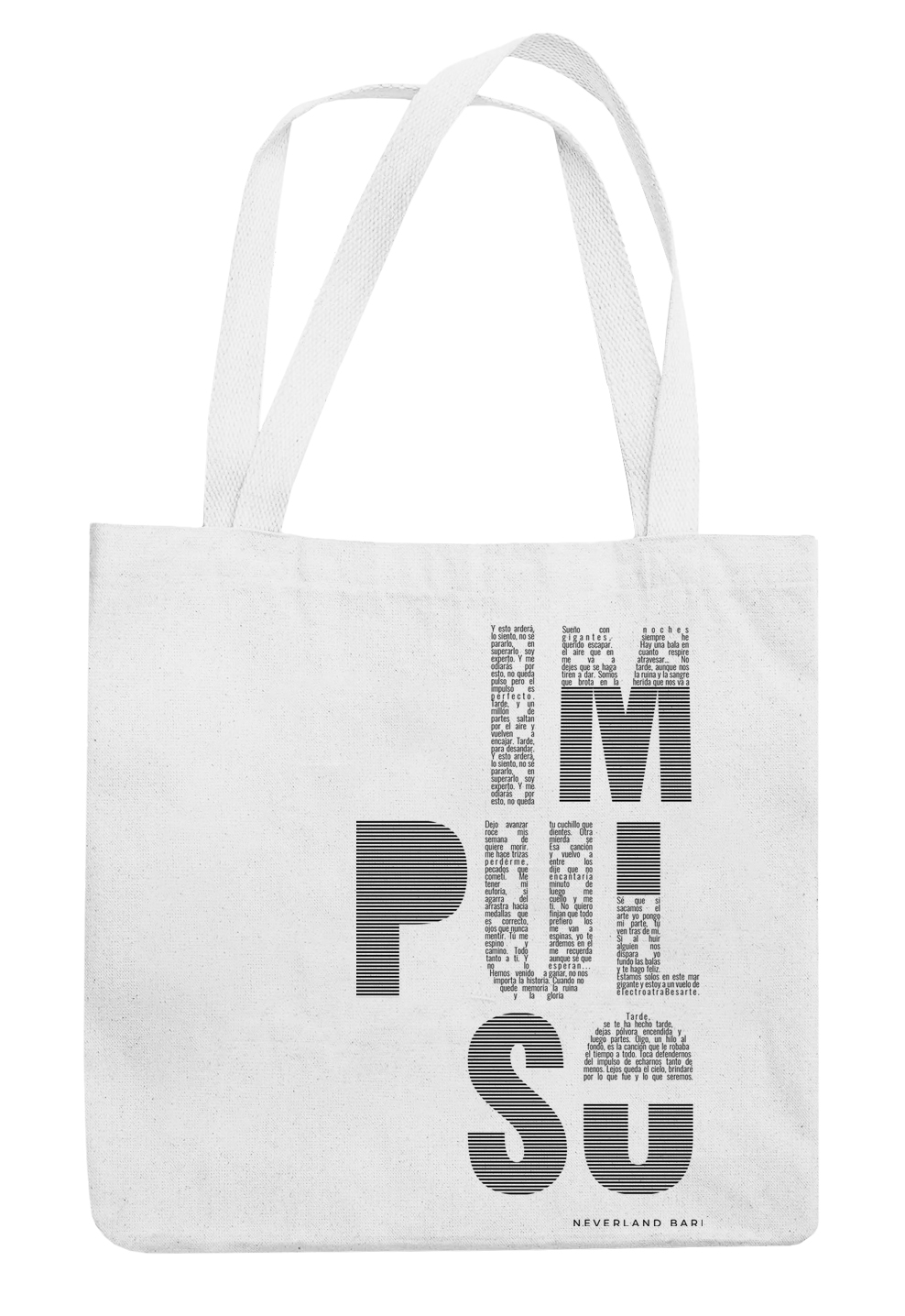 Tote Bag Blanca "Impulso"